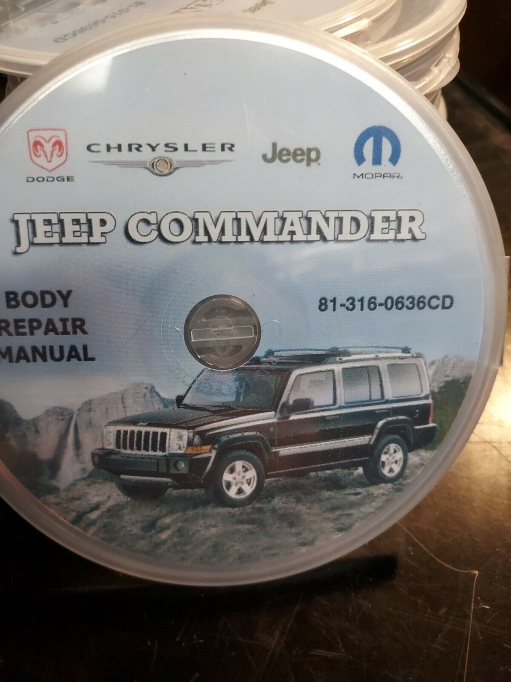 Picture of: Jeep Commander SUV Shop Service BODY Repair Manual CD