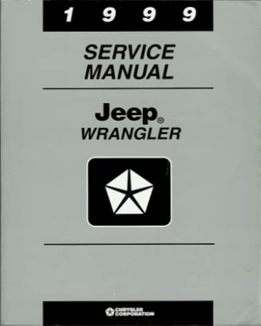Picture of: Jeep Wrangler Service Manual (Chrysler Corp