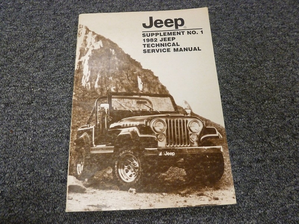 Picture of: Jeep CJ & CJ SUV Shop Service Repair Technical Manual Supplement #