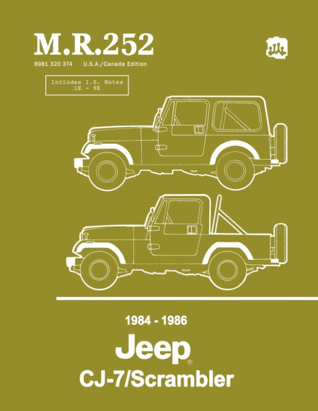Picture of: –  Jeep CJ- / Scrambler Shop Manual – M.R