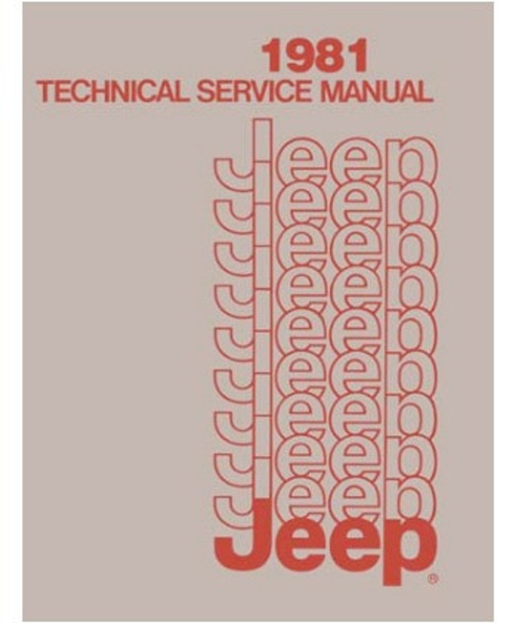 Picture of: Jeep Factory Service Manual