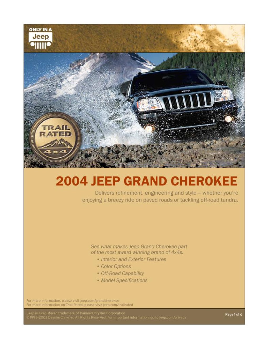 Picture of: jeep grand cherokee brochure