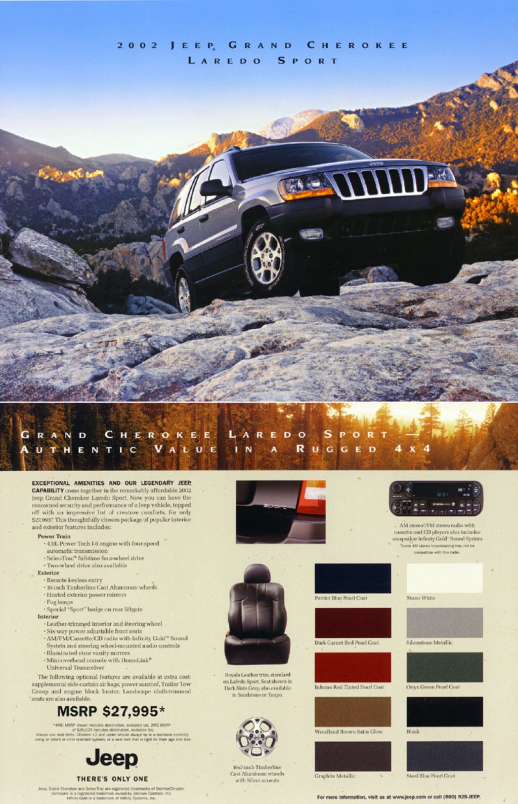 Picture of: Jeep Grand Cherokee WJ – brochures and manuals Part