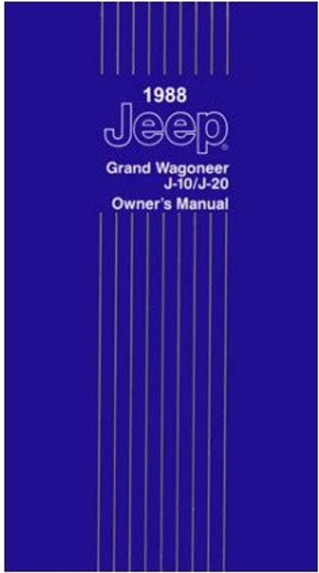 Picture of: Jeep Grand Wagoneer and J-Truck Owners Manual