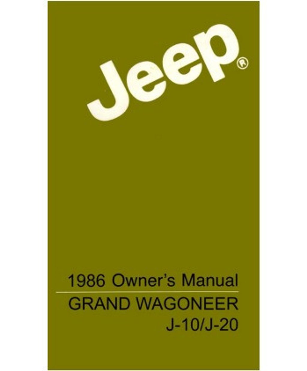 Picture of: Jeep Grand Wagoneer Owners Manual