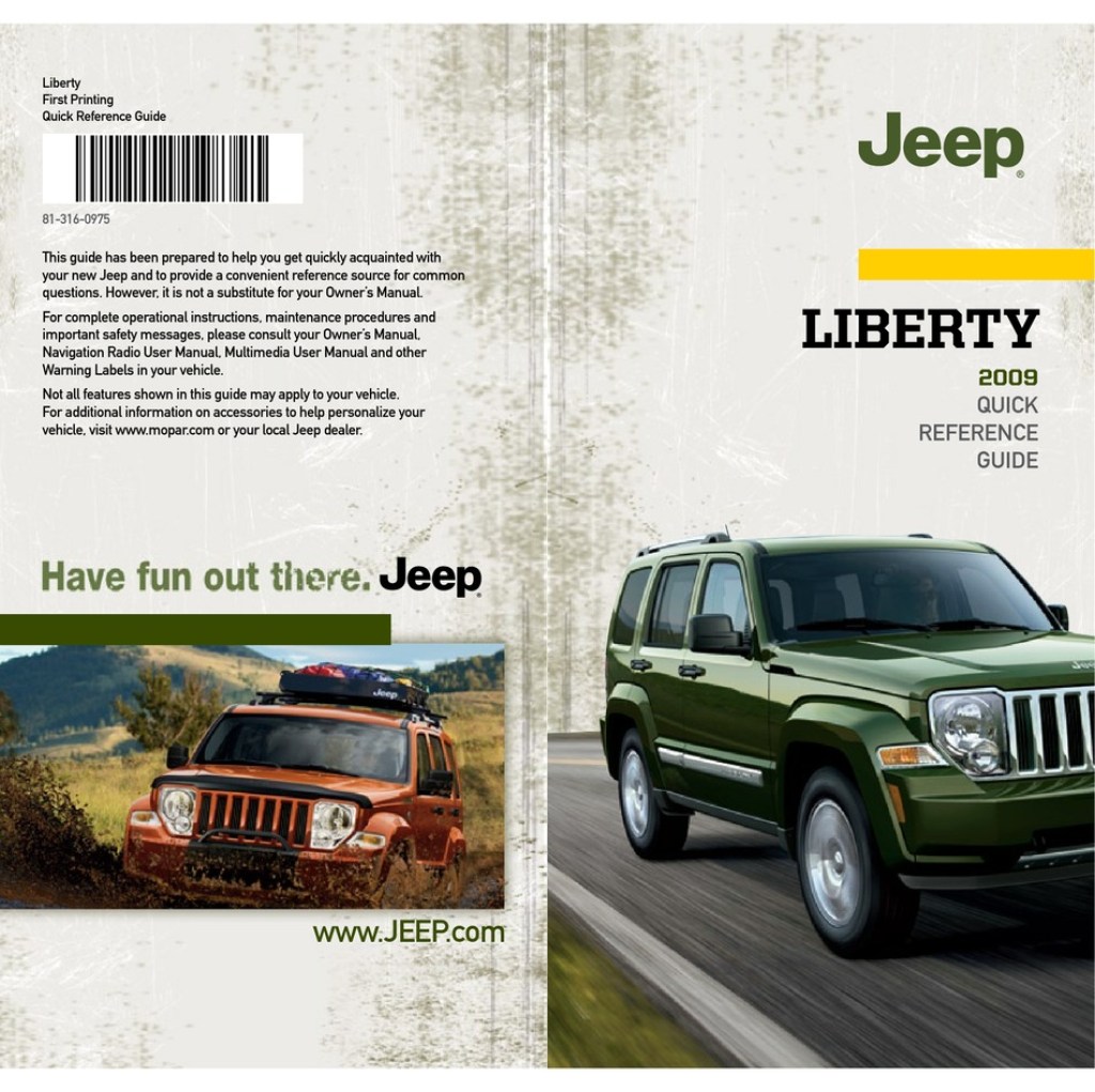 Picture of: JEEP LIBERTY QUICK REFERENCE MANUAL Pdf Download  ManualsLib