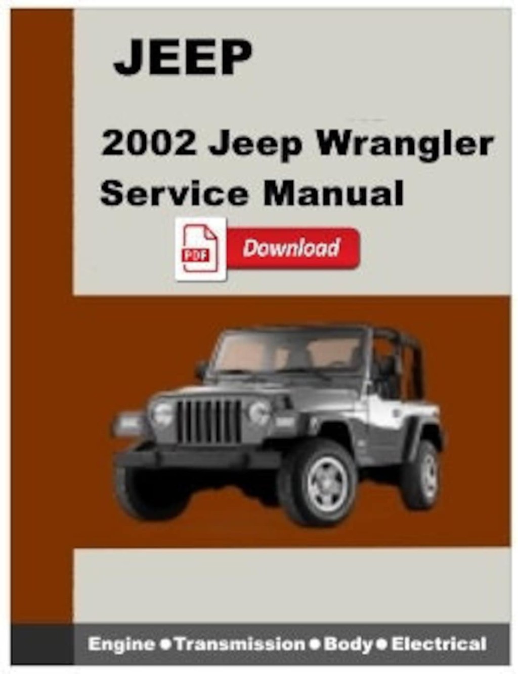 Jeep Wrangler Service Manual-pdf Download - Etsy