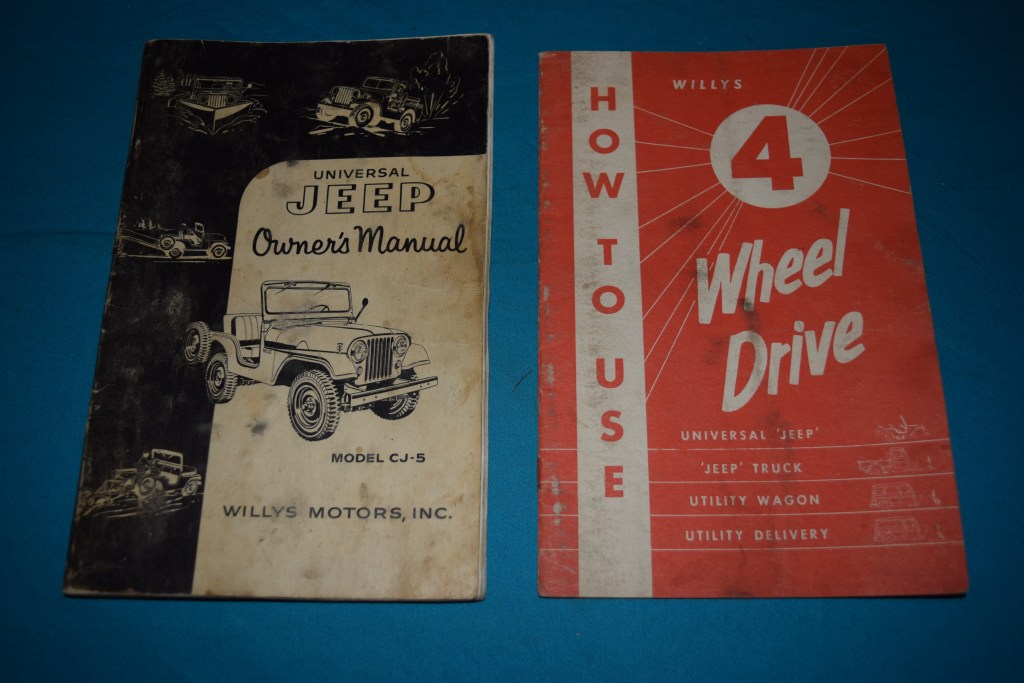 Picture of: Original  Willys CJ- Jeep Owners manual