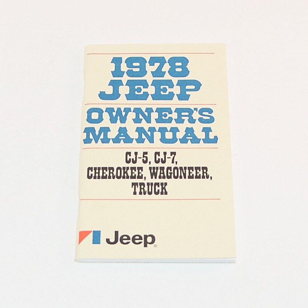 Picture of: Owners Manual for Jeep CJ / CJ / Wagoneer / Truck  eBay