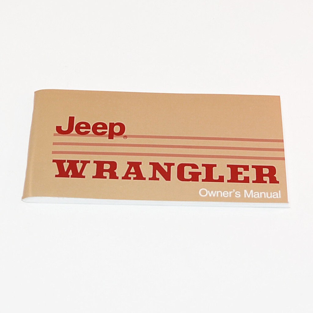 Picture of: –  Owners Manual for Jeep Wrangler YJ  eBay